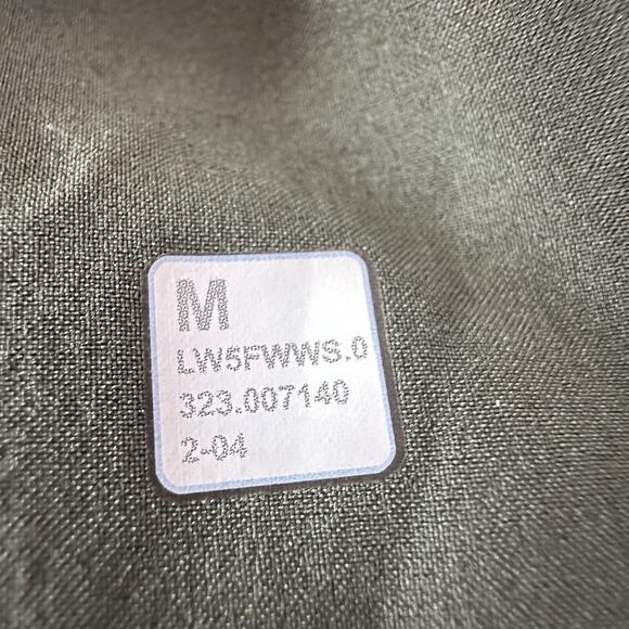 Lululemon Pants Womens Medium Green Straight Leg MidRise Pant Luxtreme Olive - Picture 7 of 13